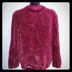 Massimo Dutti Burgundy sweater